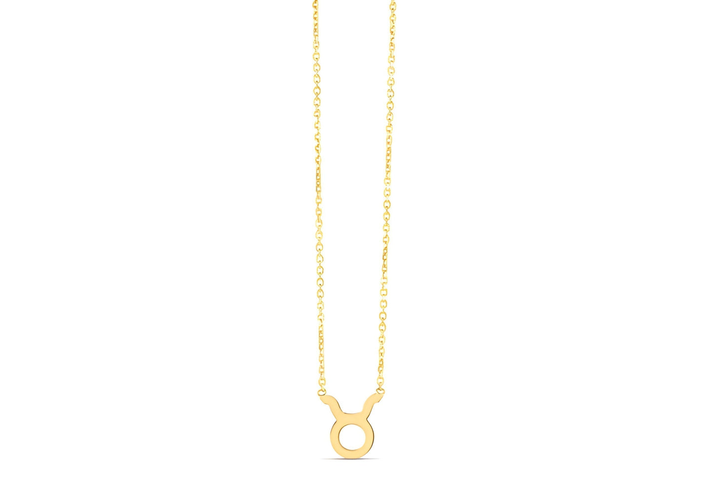 14K YELLOW GOLD TAURUS NECKLACE