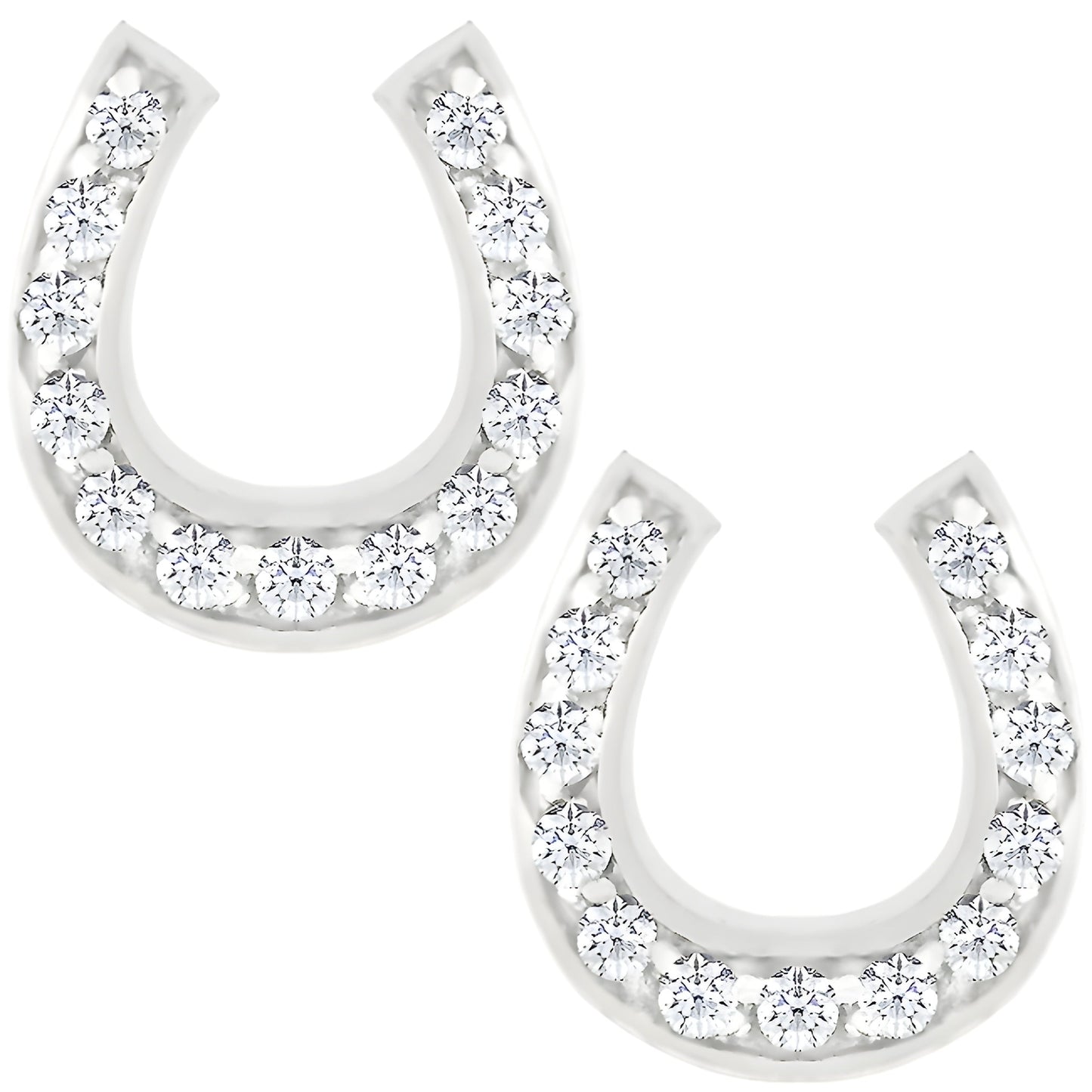 HORSESHOE STUD EARRINGS