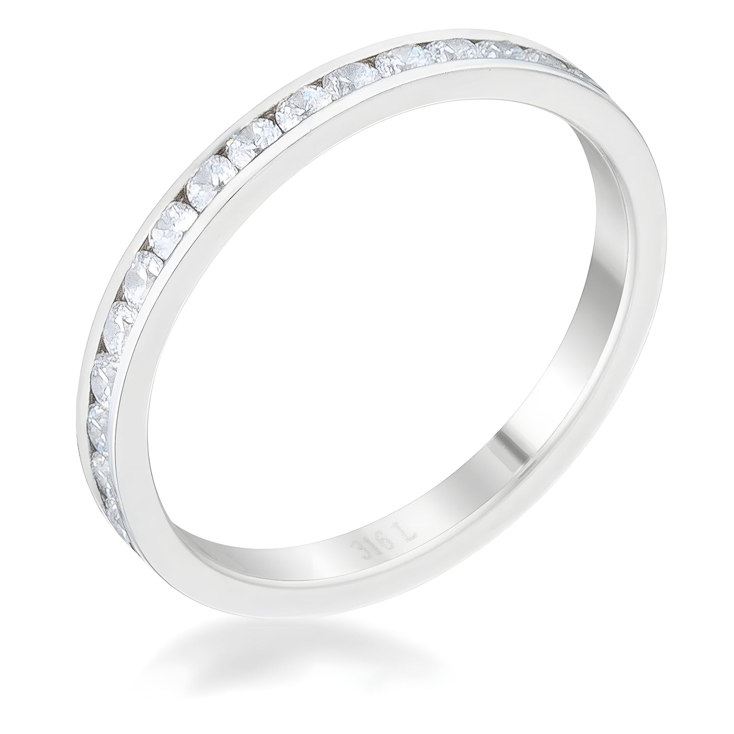 TERESA 0.5 CT CLEAR CZ ETERNITY BAND