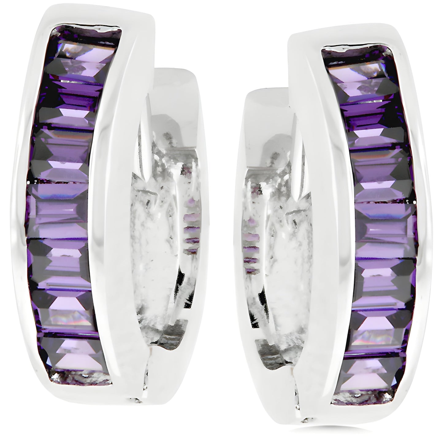 LILAC CIRCLET EARRINGS