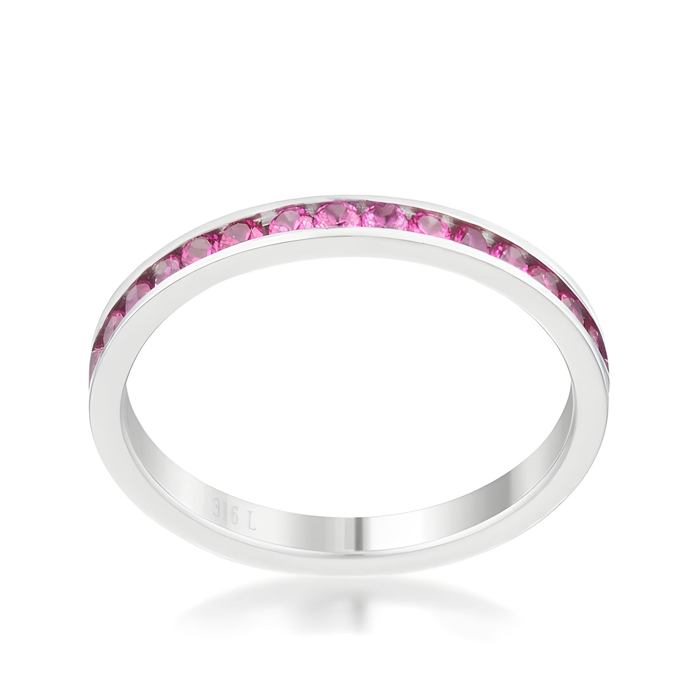 TERESA 0.5 CT RUBY CZ ETERNITY BAND