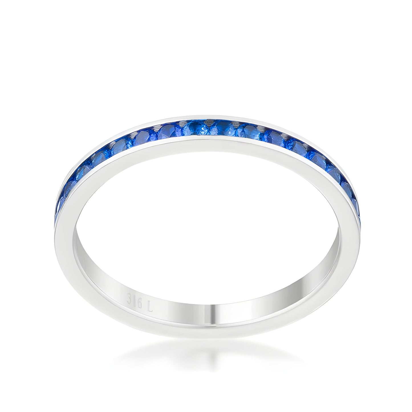 TERESA 0.5 CT SAPPHIRE CZ ETERNITY BAND
