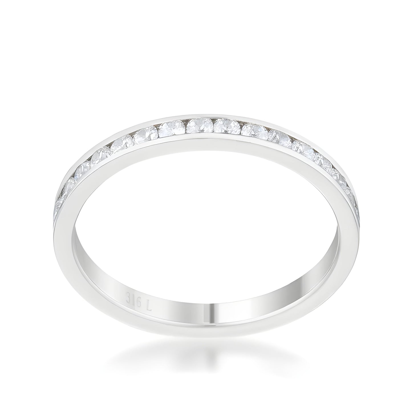 TERESA 0.5 CT CLEAR CZ ETERNITY BAND