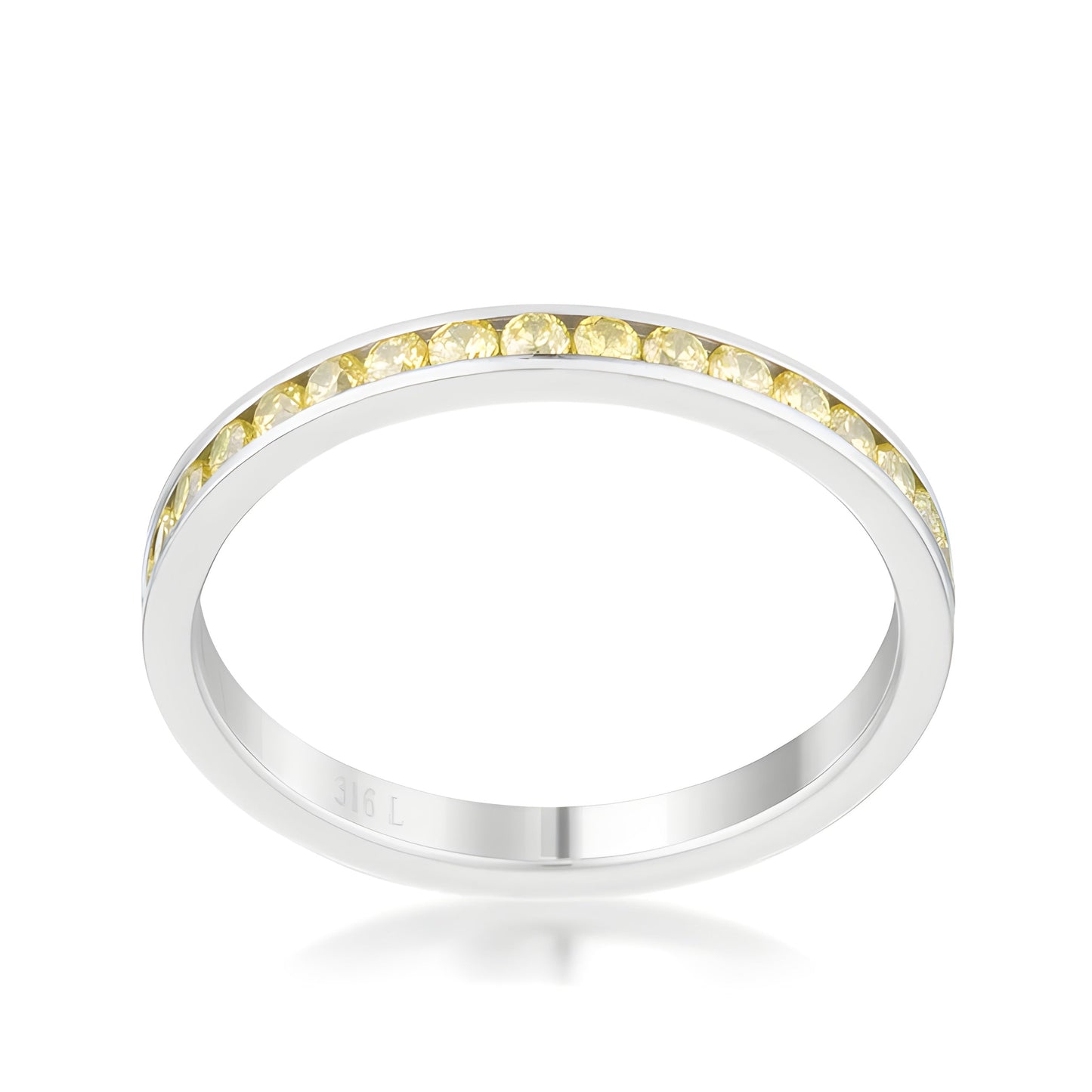 TERESA 0.5 CT JONQUIL CZ ETERNITY BAND