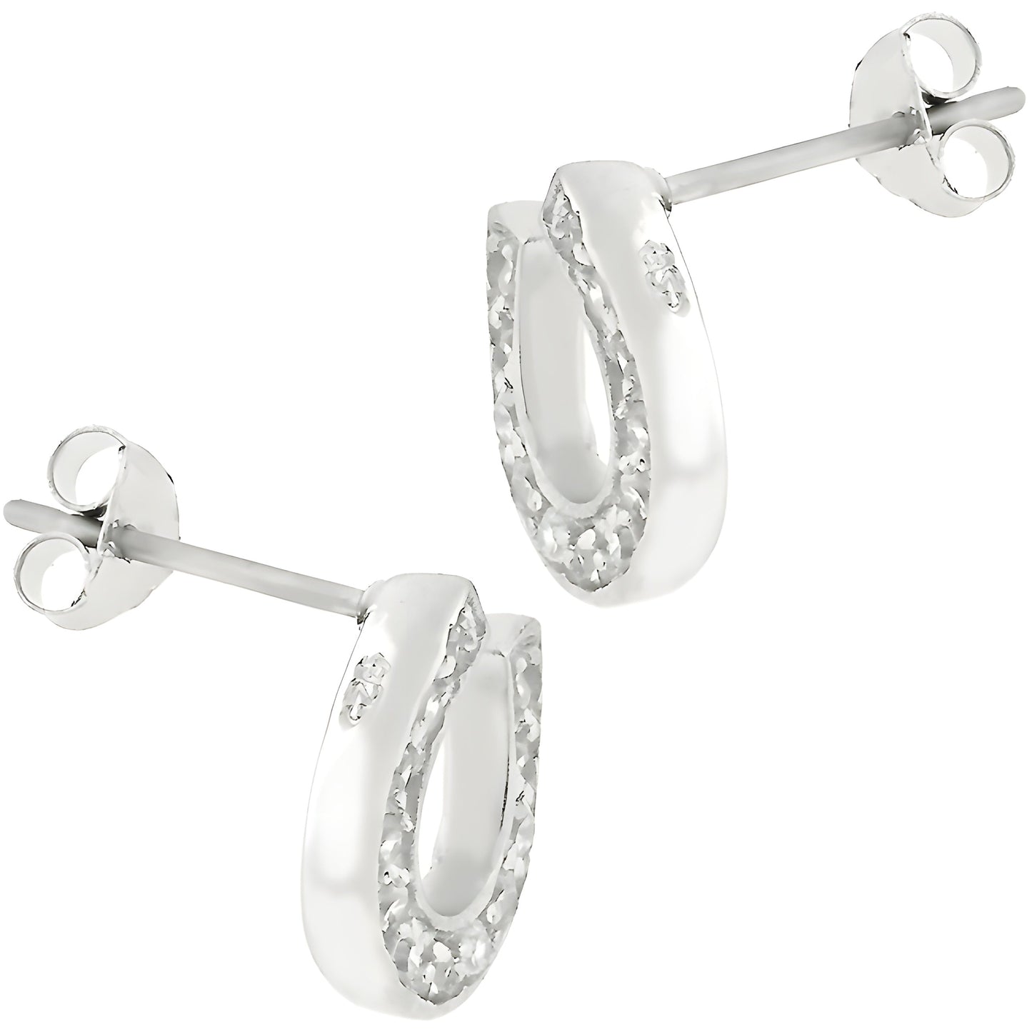 HORSESHOE STUD EARRINGS