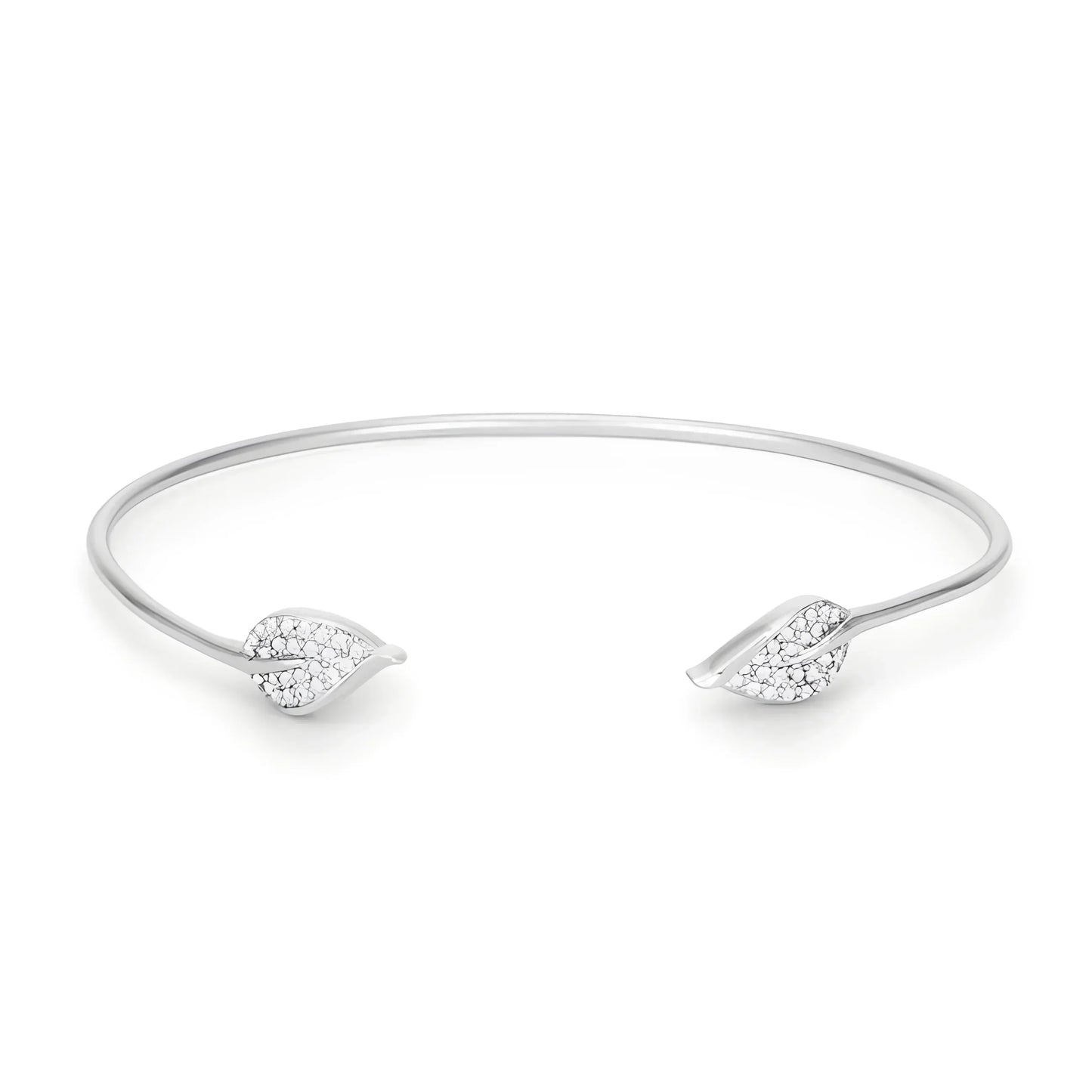 TRENDY BRACELET WITH CLEAR CZ ACCENTS