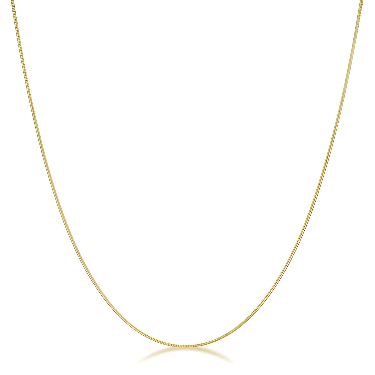 18 INCH GOLDEN SNAKE CHAIN