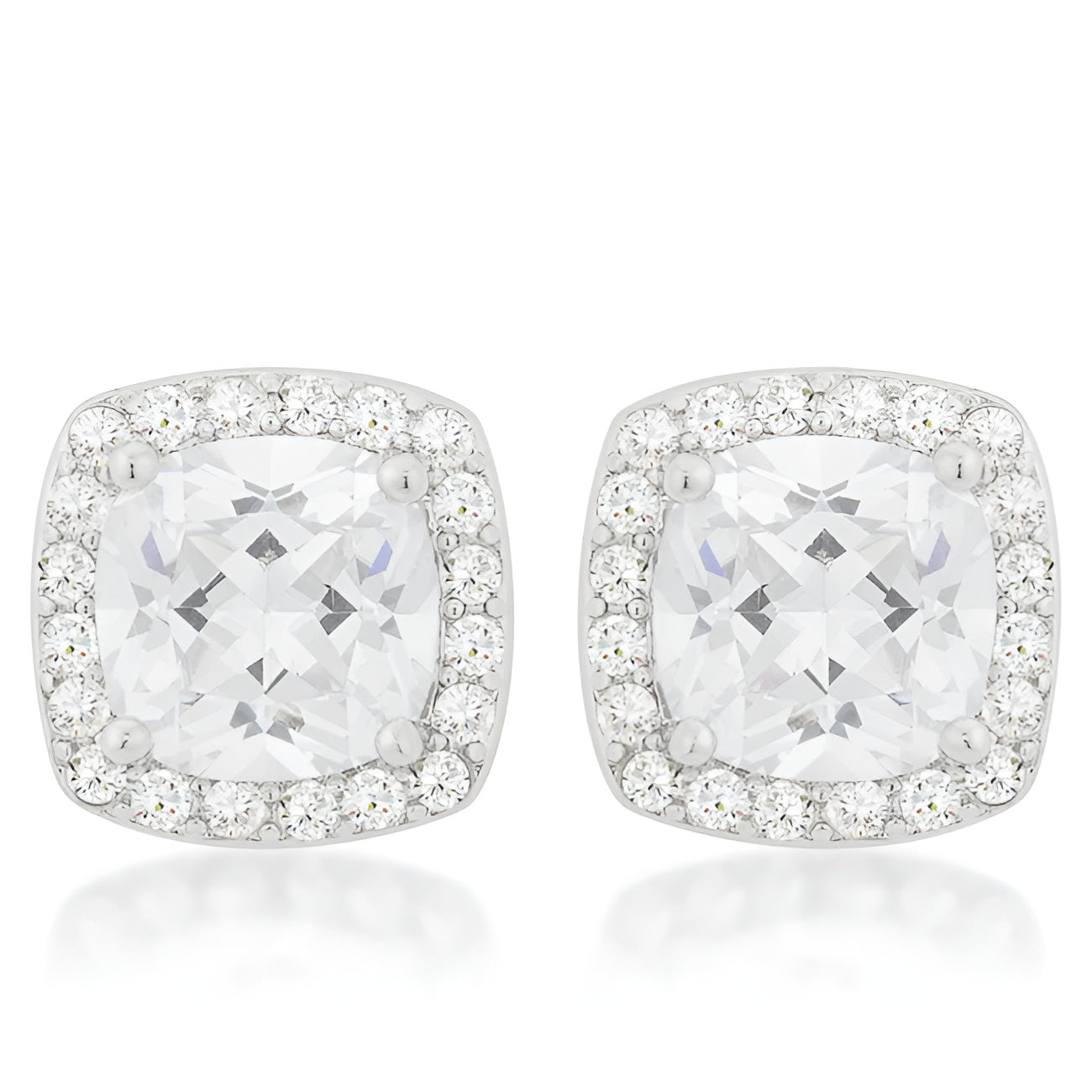 PAVE HALO EARRINGS