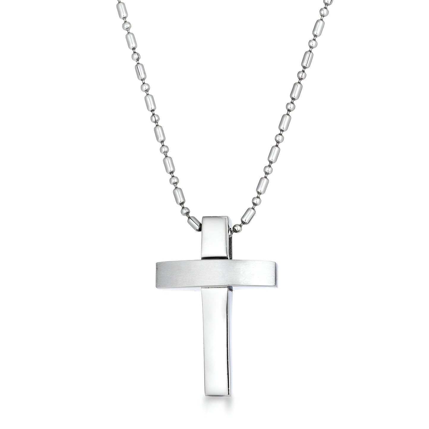 CONTEMPORARY CROSS NECKLACE