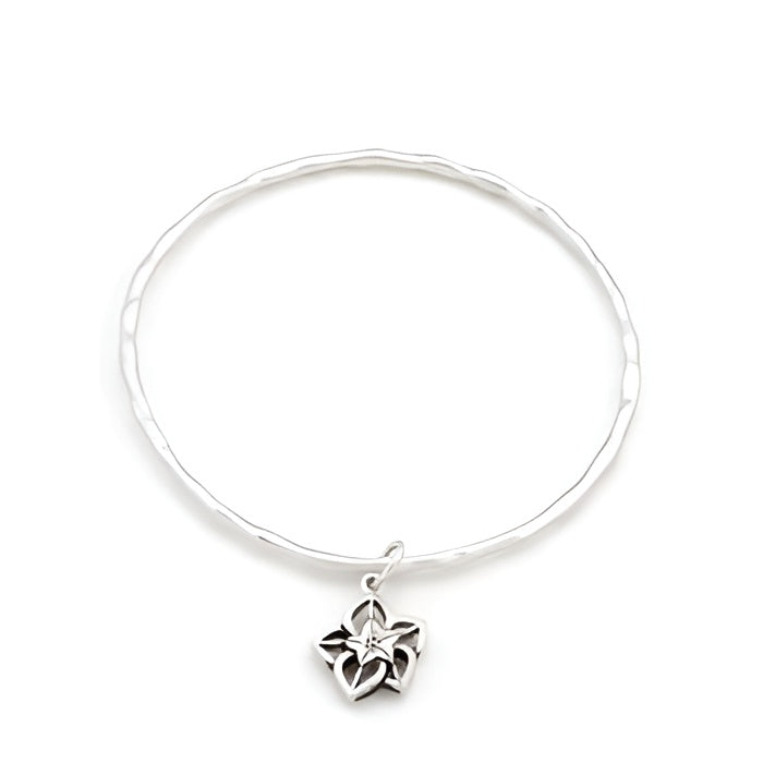 SOLITAIRE FILIGREE FLOWER CHARM BRACELET - PIERGIORGIO CERRONI
