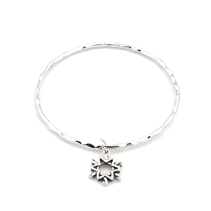 SOLITAIRE STAR CHARM BANGLE - PIERGIORGIO CERRONI