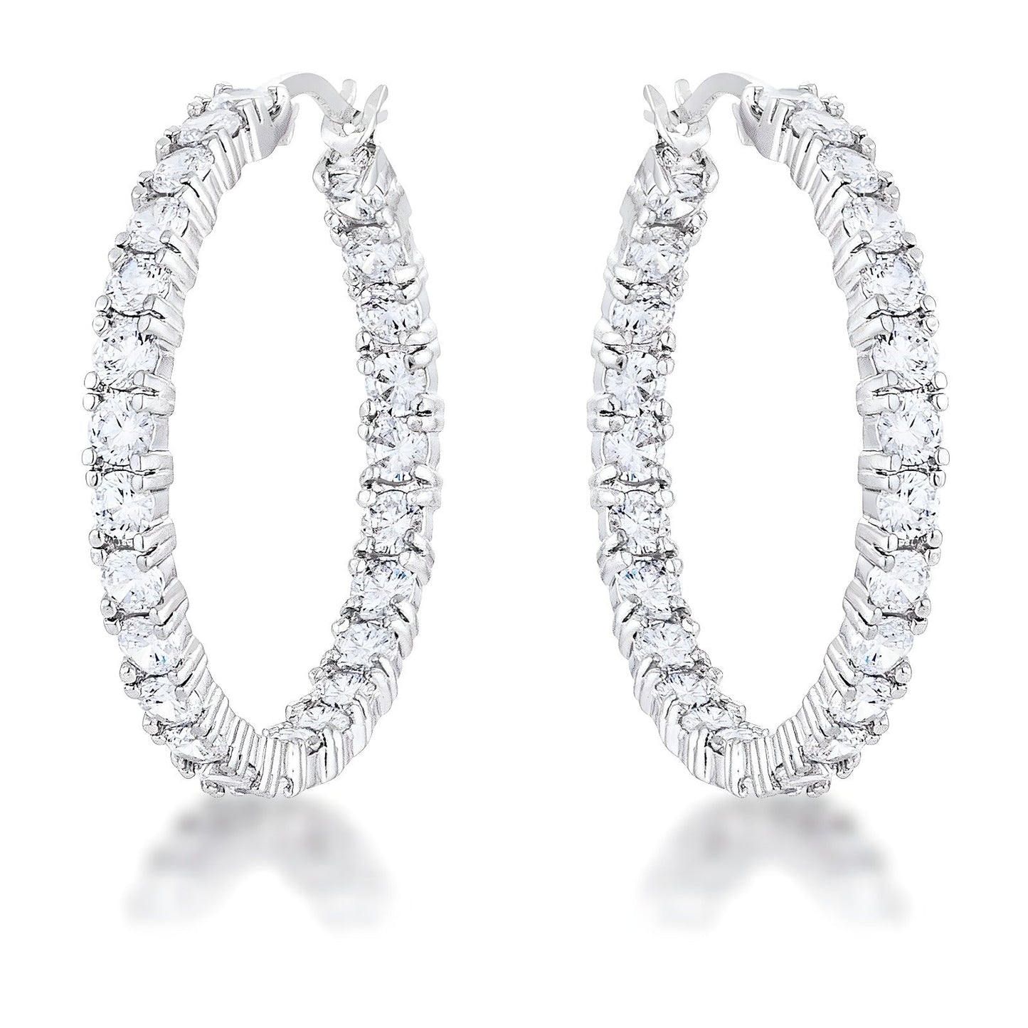 ETERNITY HOOP EARRINGS
