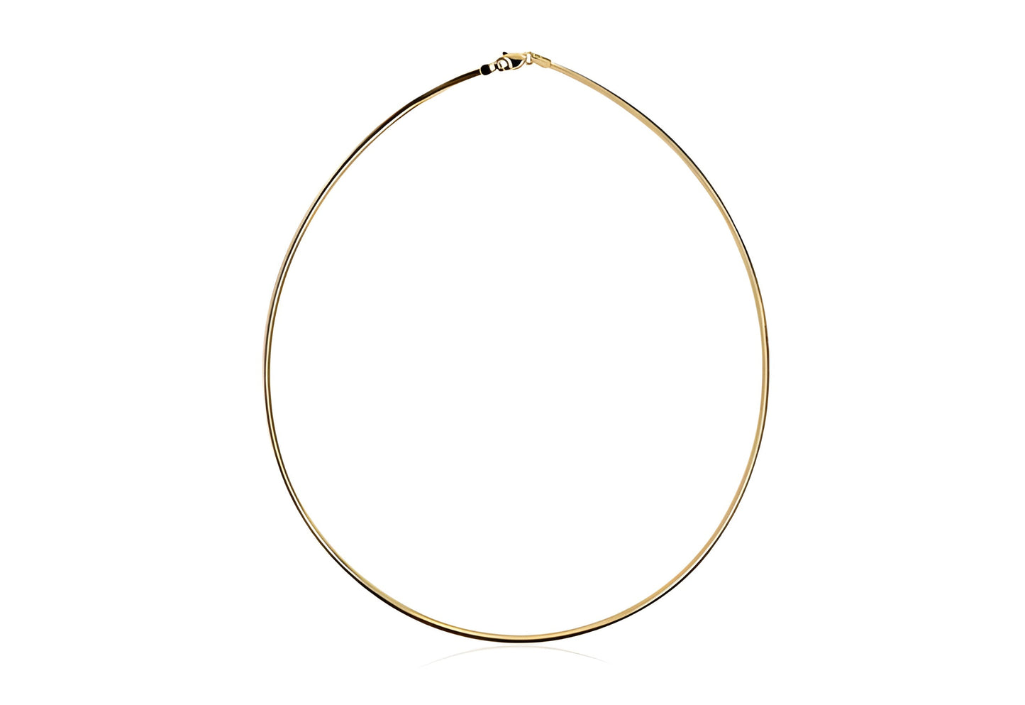 FANCY CLASSIC OMEGA CHAIN IN 14K YELLOW GOLD (2.00 MM)