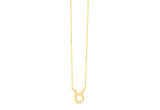 14K YELLOW GOLD TAURUS NECKLACE