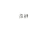 1 CTTW CERTIFIED IGI LAB GROWN ROUND DIAMOND STUD EARRINGS 14K WHITE GOLD (G/VS2) - PIERGIORGIO CERRONI