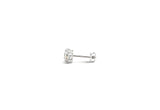 1 CTTW CERTIFIED IGI LAB GROWN ROUND DIAMOND STUD EARRINGS 14K WHITE GOLD (G/VS2) - PIERGIORGIO CERRONI