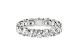 ROUND CUT LAB GROWN DIAMOND ETERNITY RING IN 14K WHITE GOLD (4 CTTW FG/VS2)