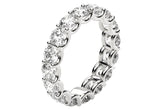 ROUND CUT LAB GROWN DIAMOND ETERNITY RING IN 14K WHITE GOLD (4 CTTW FG/VS2)