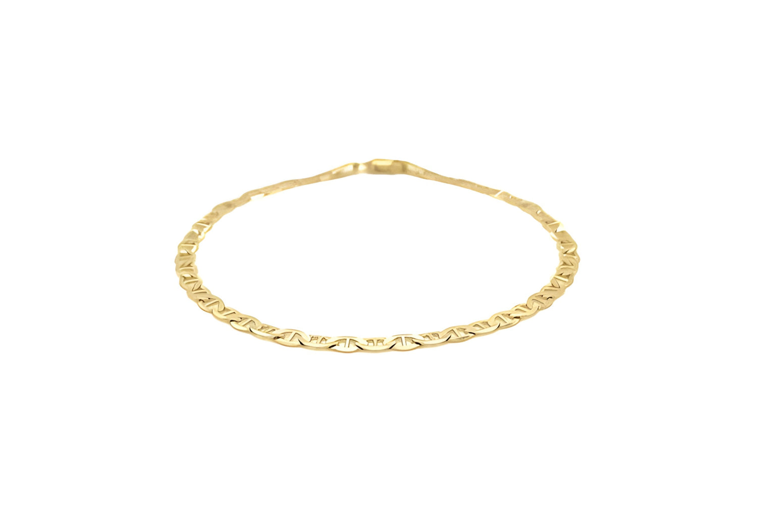MARINER LINK BRACELET IN 14K YELLOW GOLD (3.20 MM) - PIERGIORGIO CERRONI