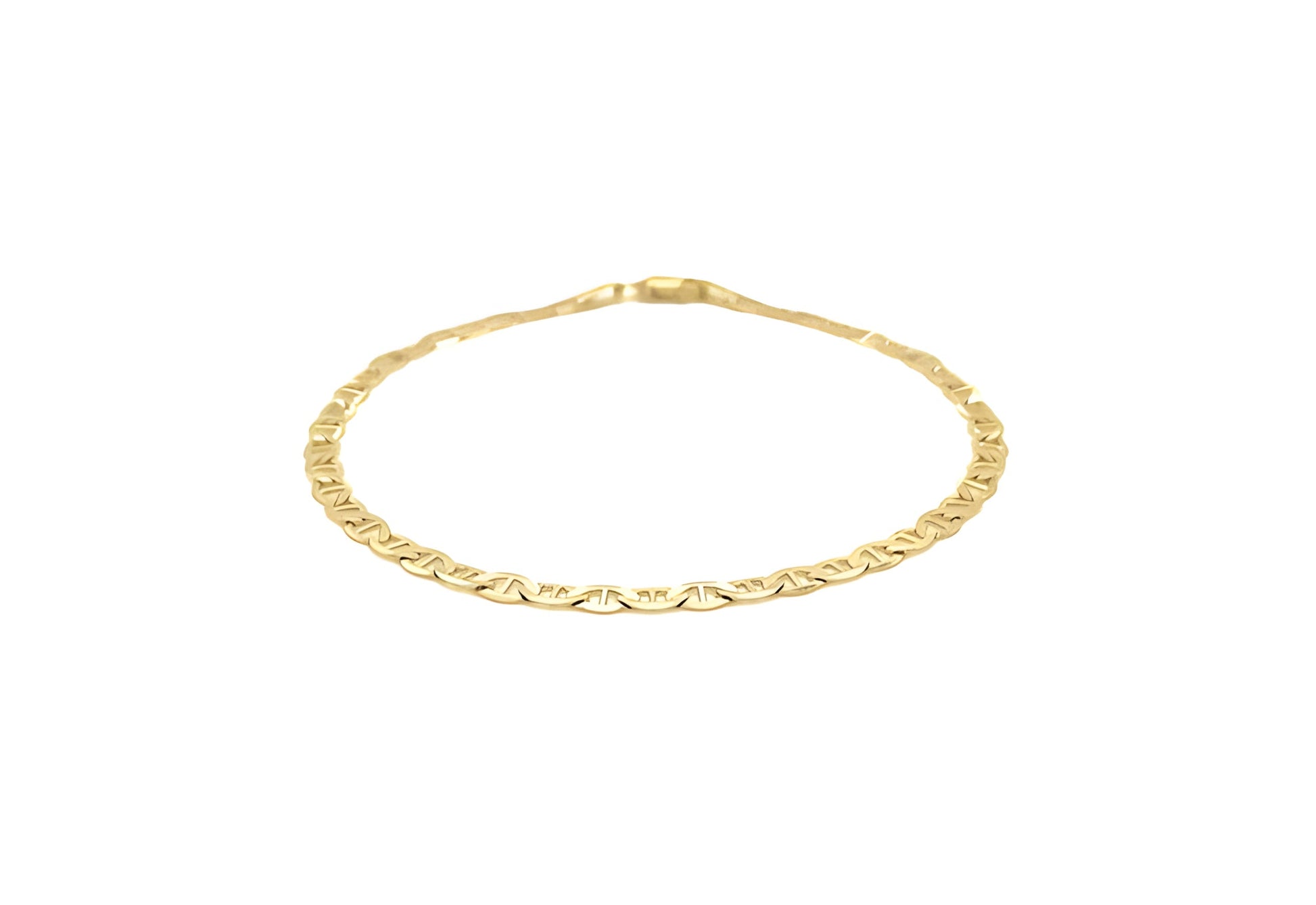 MARINER LINK BRACELET IN 14K YELLOW GOLD (3.20 MM) - PIERGIORGIO CERRONI