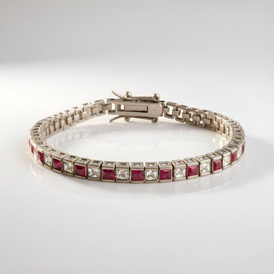 VALENTINE CZ TENNIS BRACELET