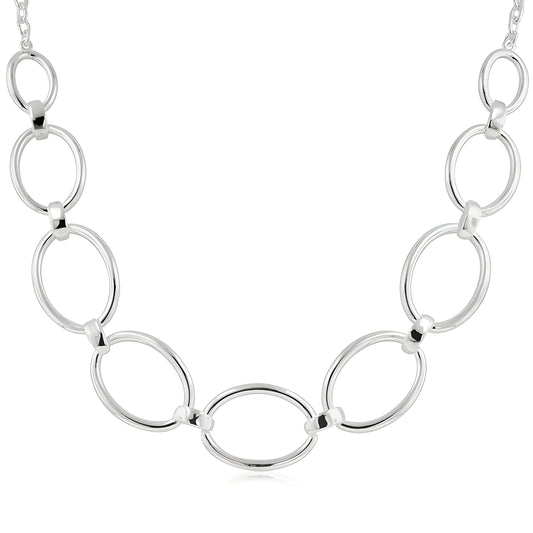 CONTEMPORARY OVAL LINK NECKLACE
