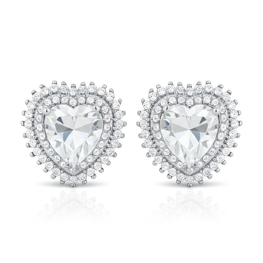 HALO HEART EARRINGS