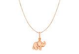 ELEPHANT PENDANT IN 10K ROSE GOLD - PIERGIORGIO CERRONI