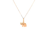 ELEPHANT PENDANT IN 10K ROSE GOLD - PIERGIORGIO CERRONI