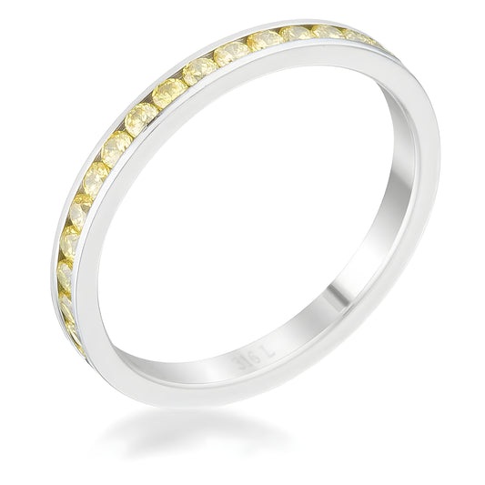 TERESA 0.5 CT JONQUIL CZ ETERNITY BAND