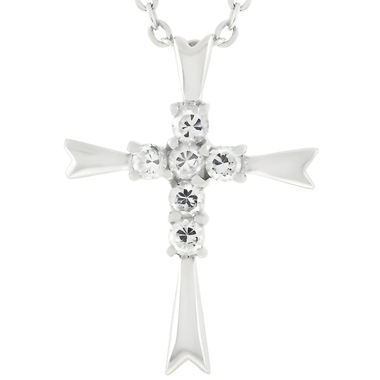 COUPLED CROSS PENDANT