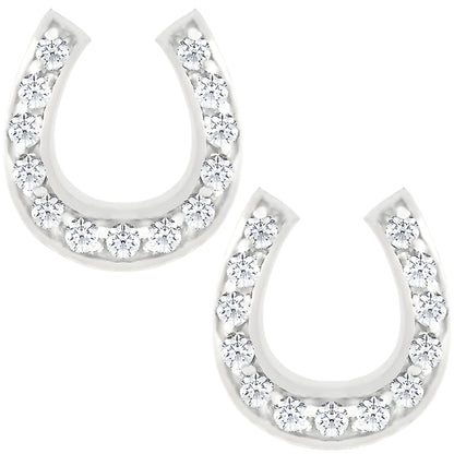 HORSESHOE STUD EARRINGS