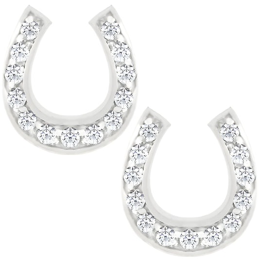 HORSESHOE STUD EARRINGS