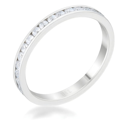 TERESA 0.5 CT CLEAR CZ ETERNITY BAND