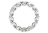 ROUND CUT LAB GROWN DIAMOND ETERNITY RING IN 14K WHITE GOLD (6 CTTW FG/VS2) - PIERGIORGIO CERRONI