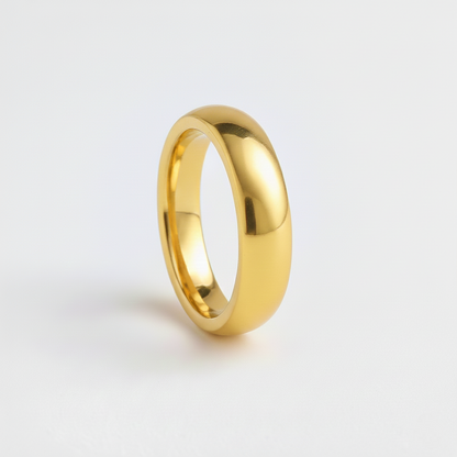 YELLOW GOLD COMFORT FIT WEDDING BAND (5.00 MM)