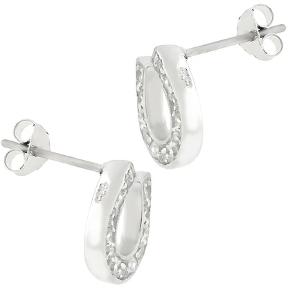HORSESHOE STUD EARRINGS