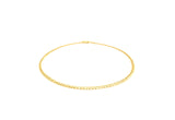 CURB LINK ANKLET IN 14K YELLOW GOLD (2.5 MM)