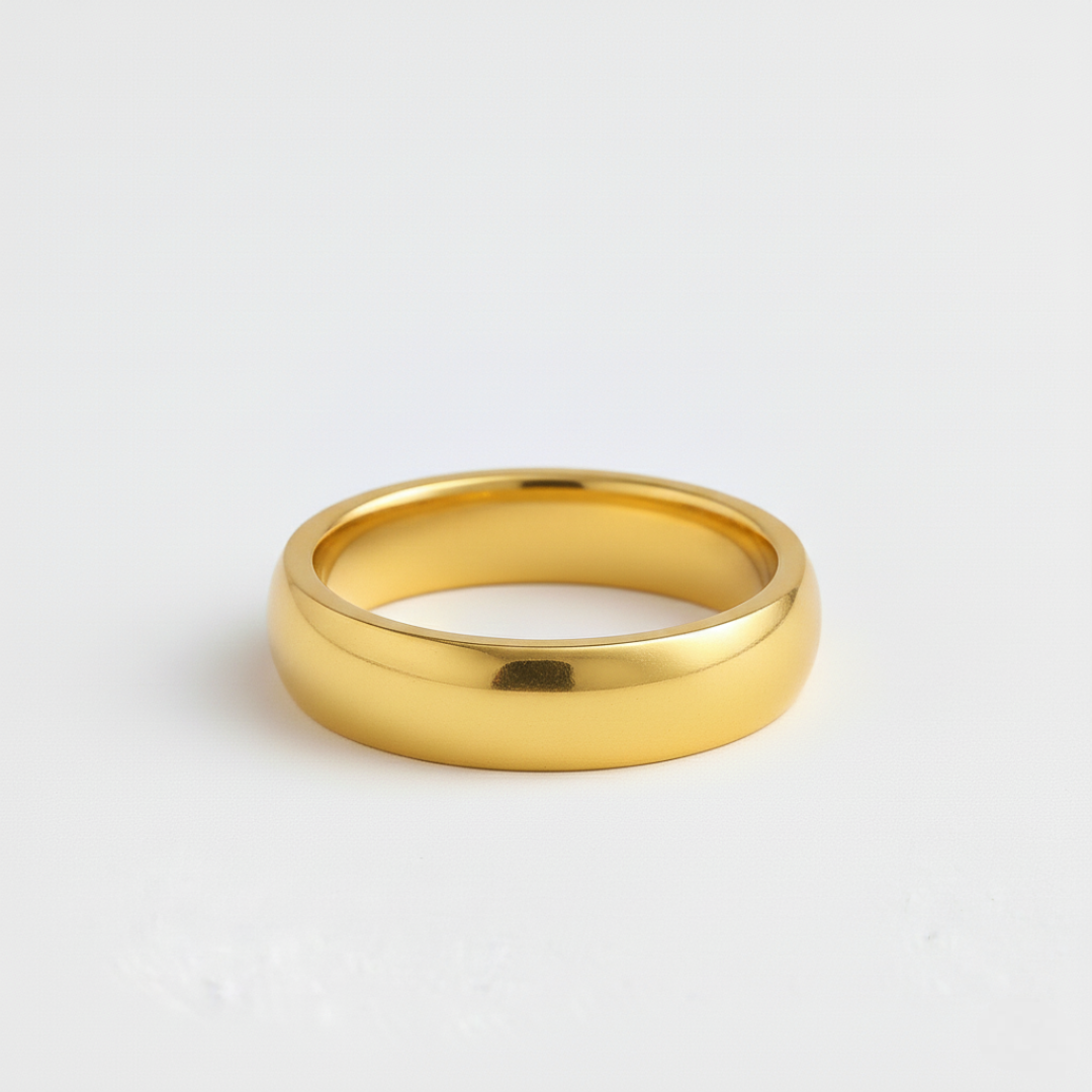 YELLOW GOLD COMFORT FIT WEDDING BAND (5.00 MM)