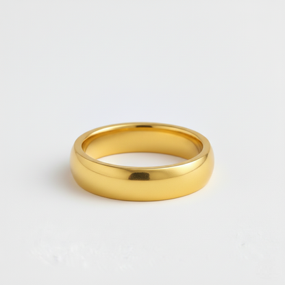 YELLOW GOLD COMFORT FIT WEDDING BAND (5.00 MM)