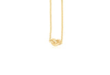 14K YELLOW GOLD CHAIN NECKLACE WITH POLISHED KNOT - PIERGIORGIO CERRONI