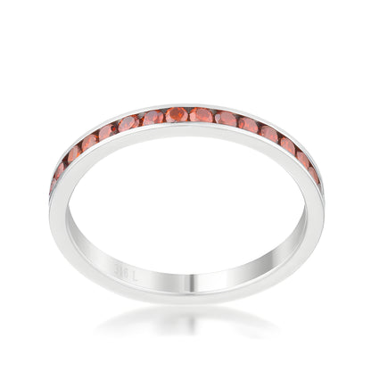 TERESA 0.5 CT DARK CHAMPAGNE CZ ETERNITY BAND