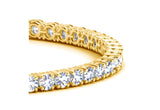 LAB GROWN ROUND DIAMOND TENNIS BRACELET IN 14K YELLOW GOLD (8 CCTW F/G VS2/SI1)