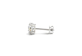 4 CTTW CERTIFIED IGI LAB GROWN ROUND DIAMOND STUD EARRINGS 14K WHITE GOLD (G/VS2)