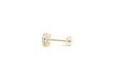 2 CTTW CERTIFIED IGI LAB GROWN ROUND DIAMOND STUD EARRINGS 14K YELLOW GOLD (G/VS2)