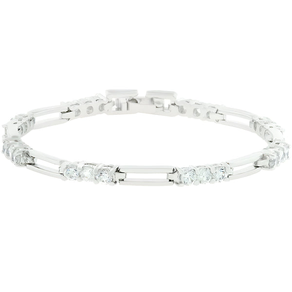 ELEGANT TRIPLET CUBIC ZIRCONIA BRACELET