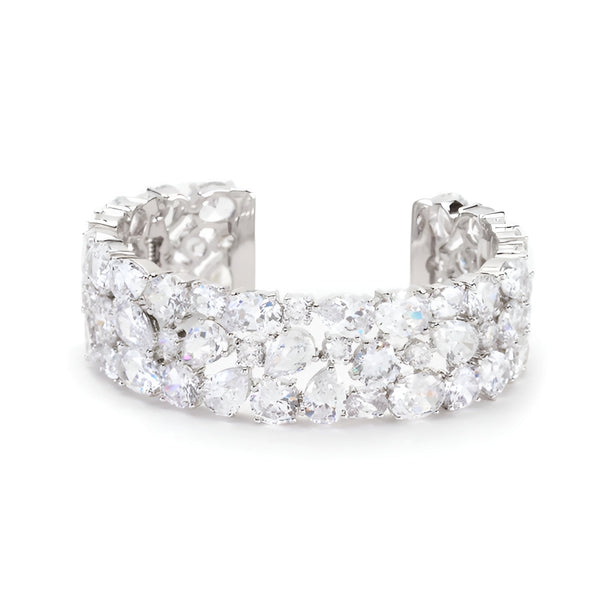 BEJEWELED CUBIC ZIRCONIA CUFF