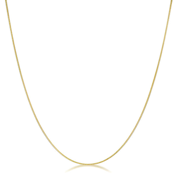 18 INCH GOLDEN SNAKE CHAIN