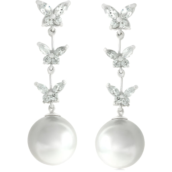 BUTTERFLY PEARL DANGLE