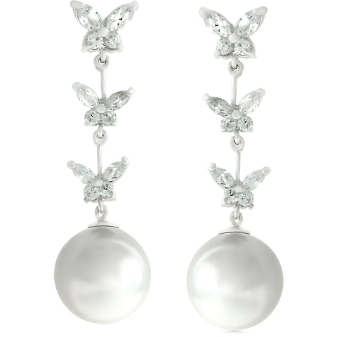 BUTTERFLY PEARL DANGLE